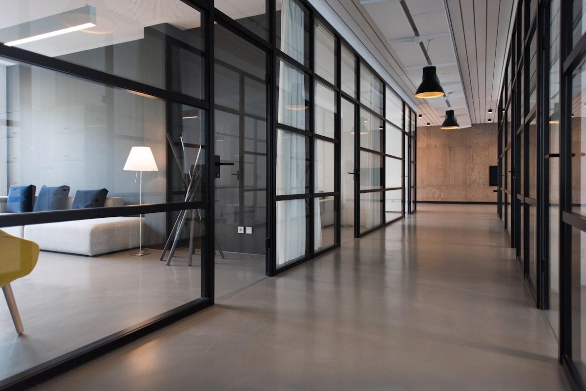 Modern dental office reception area