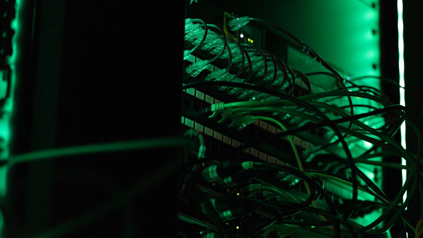 Server hardware representing secure website hosting
