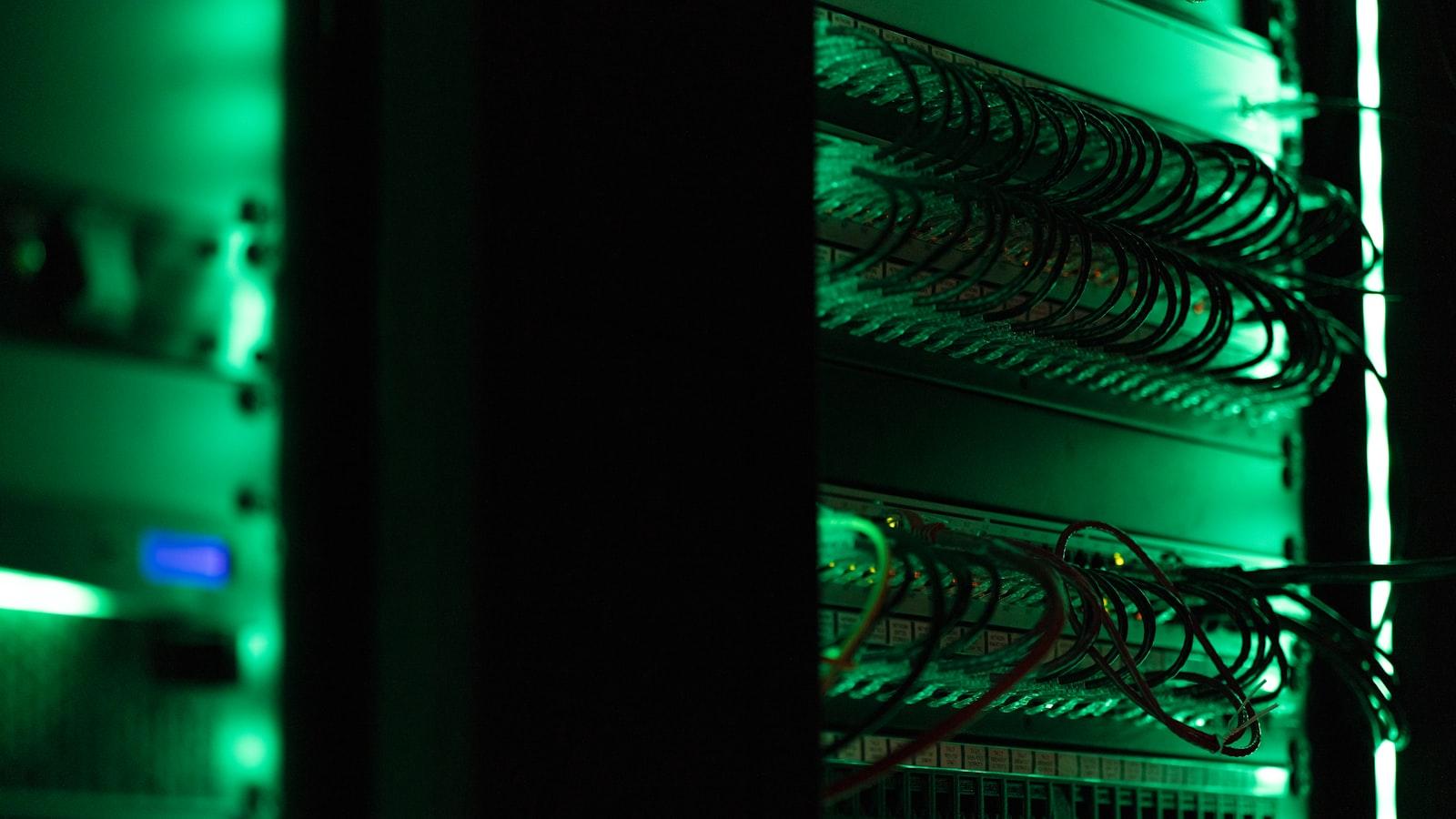 Server infrastructure representing Twinleaf Creative's website hosting
